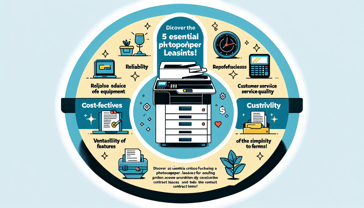 découvrez les principaux critères à prendre en compte pour choisir la meilleure offre de leasing de photocopieur pour votre entreprise. conseils et indications pour une décision éclairée.