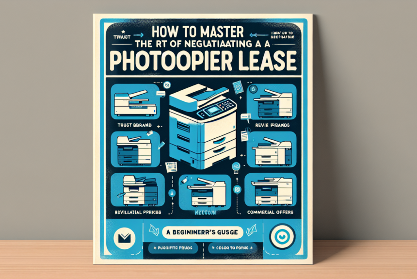 découvrez nos conseils pour réussir la négociation de la location d'un photocopieur et obtenir les meilleures conditions pour votre entreprise.