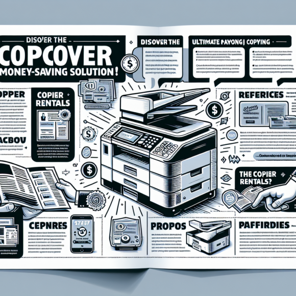 découvrez nos astuces pour économiser sur votre budget grâce à la location de photocopieur et optimisez vos coûts en toute simplicité.