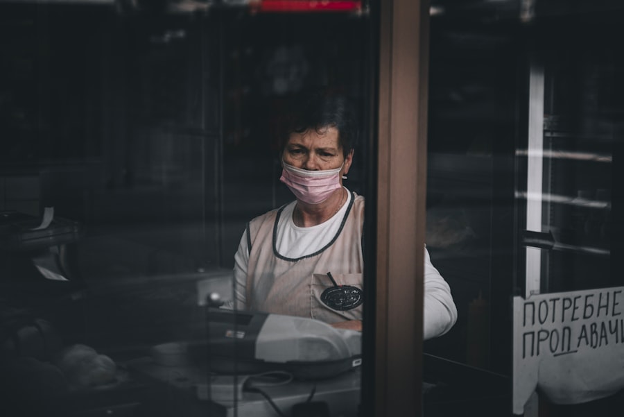 Photo conscious breathing at work